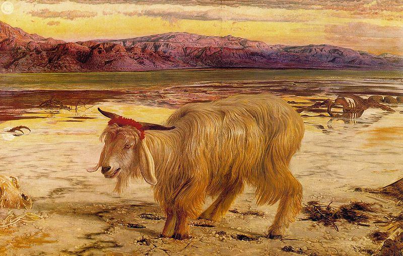 William Holman Hunt The Scapegoat oil painting picture